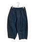 mizuiro-ind（ミズイロインド）の古着「ボリュームイージーパンツ」｜ネイビー