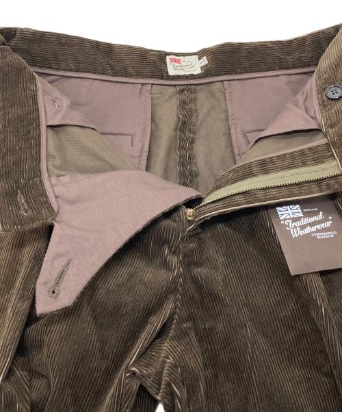 Traditional Weatherwear（トラディショナルウェザーウェア）Traditional Weatherwear (トラディショナルウェザーウェア) コーデュロイパンツ UNIONSLACKS 102 ブラウン サイズ:M 未使用品の古着・服飾アイテム