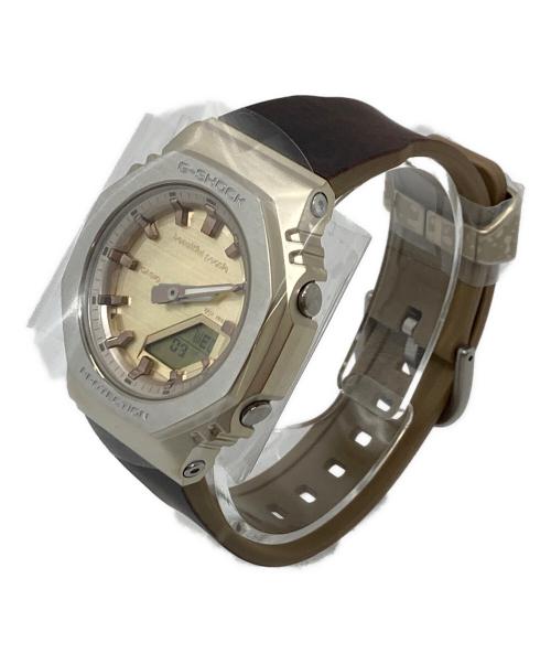 CASIO（カシオ）CASIO beautiful people (ビューティフルピープル) デジタルウォッチ　オールレディパティーナ　G-SHOCK　メタルカバードシリーズ　デジアナ時計　防水機能：20気圧防水 ブロンズ サイズ:実寸参照 未使用品の古着・服飾アイテム