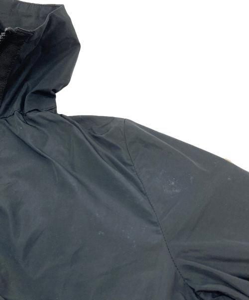 MONCLER（モンクレール）MONCLER (モンクレール) ROMBOU ロンボウ ワッペンロゴ フーデッド ジップアップ　アウター　ライトアウター ブラック サイズ:1の古着・服飾アイテム