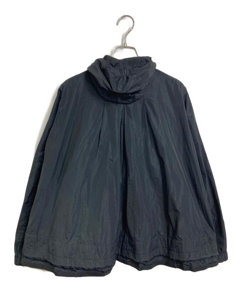 MONCLER（モンクレール）MONCLER (モンクレール) ROMBOU ロンボウ ワッペンロゴ フーデッド ジップアップ　アウター　ライトアウター ブラック サイズ:1の古着・服飾アイテム