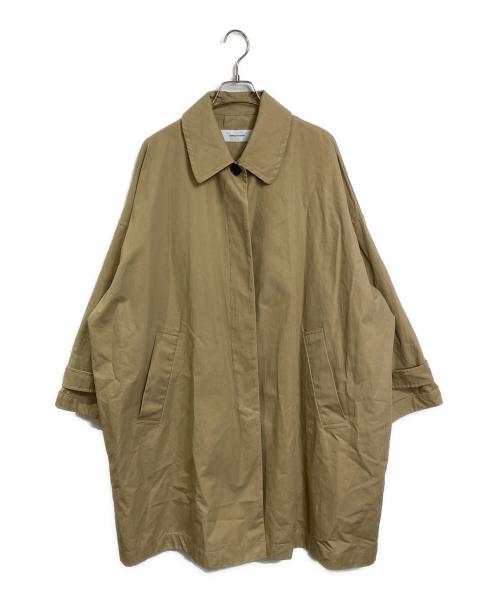JOURNAL STANDARD（ジャーナルスタンダード）JOURNAL STANDARD (ジャーナルスタンダード) ハイカウントワイドステンカラーコート　ロングコート ベージュ サイズ:FREEの古着・服飾アイテム
