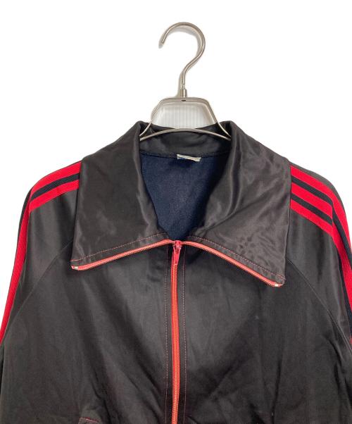 adidas（アディダス）adidas (アディダス) 【古着】70’s カーブポケット トラックジャケット　70年代 レッド×ブラック サイズ:50の古着・服飾アイテム