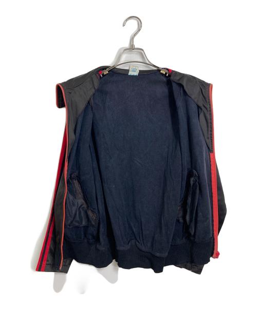 adidas（アディダス）adidas (アディダス) 【古着】70’s カーブポケット トラックジャケット　70年代 レッド×ブラック サイズ:50の古着・服飾アイテム