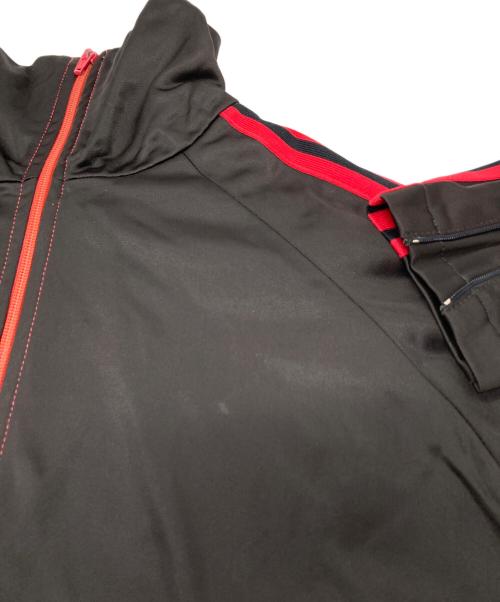 adidas（アディダス）adidas (アディダス) 【古着】70’s カーブポケット トラックジャケット　70年代 レッド×ブラック サイズ:50の古着・服飾アイテム