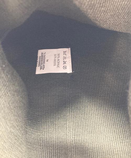 A BATHING APE（ア ベイシング エイプ）A BATHING APE (ア ベイシング エイプ) ニット帽　ニットキャップ　ビーニー　帽子　NIGO期 初期　日本製 グリーン サイズ:実寸参照の古着・服飾アイテム