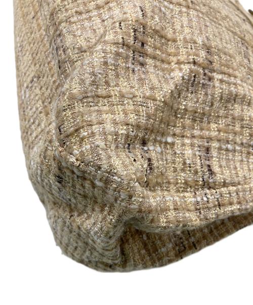 JUNYA WATANABE COMME des GARCONS（(ジュンヤワタナベ コムデギャルソン）JUNYA WATANABE COMME des GARCONS ((ジュンヤワタナベ コムデギャルソン) ツイードトートバッグ　トートバッグ ハンドバッグ　ドメスティック モード カバン 鞄 日本製 アイボリー サイズ:実寸参照の古着・服飾アイテム