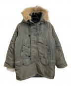 SPIEWAKスピワック）の古着「N3Bフライトジャケット　アウター　USA製」｜オリーブ