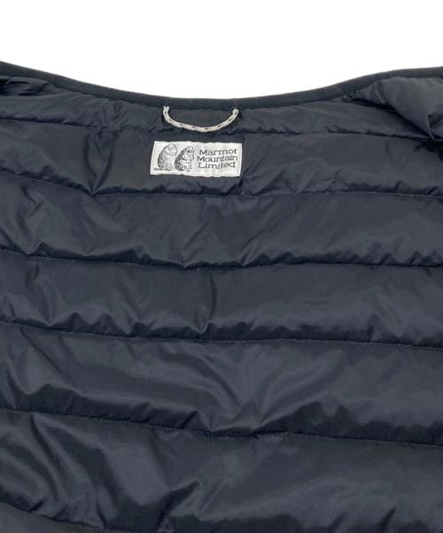 MARMOT（マーモット）MARMOT (マーモット) BEAMS (ビームス) 別注インナーダウンジャケット　ナイロンダウンジャケット　フード取り外し可 ブラック サイズ:Mの古着・服飾アイテム