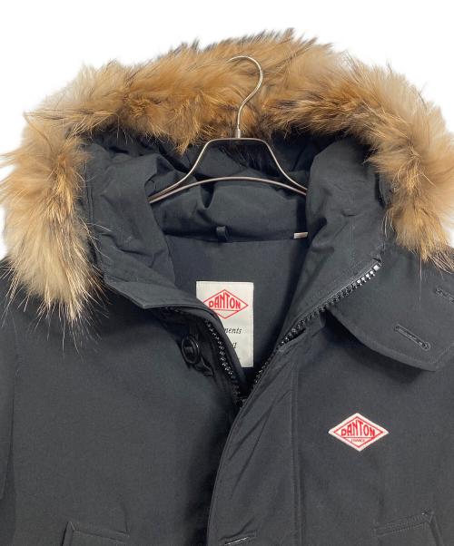 DANTO（ダントン）DANTO (ダントン) ファー付き フードダウンコート　アウター ブラック サイズ:40の古着・服飾アイテム