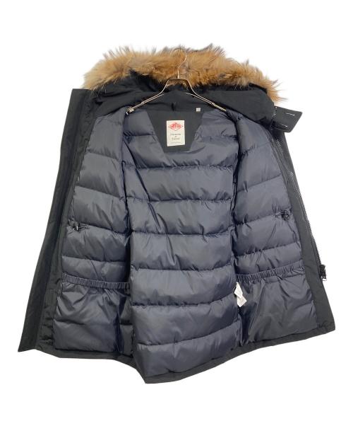 DANTO（ダントン）DANTO (ダントン) ファー付き フードダウンコート　アウター ブラック サイズ:40の古着・服飾アイテム