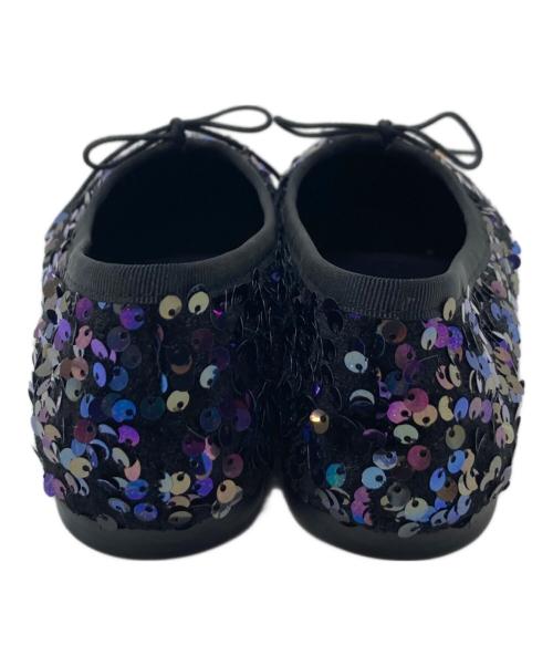 PELLICO SUNNY（ペリーコサニー）PELLICO SUNNY (ペリーコサニー) スパンコールフラットシューズ　バレエシューズ ブラック サイズ:35の古着・服飾アイテム