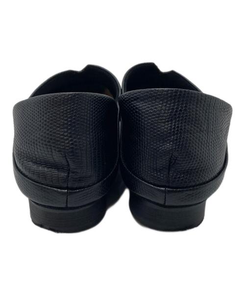 卑弥呼（ヒミコ）卑弥呼 (ヒミコ) ソフトフラットシューズ　ソフトレザーシューズ　日本製 ブラック サイズ:23.5の古着・服飾アイテム