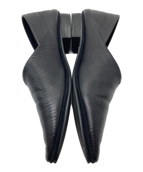 卑弥呼（ヒミコ）卑弥呼 (ヒミコ) ソフトフラットシューズ　ソフトレザーシューズ　日本製 ブラック サイズ:23.5の古着・服飾アイテム