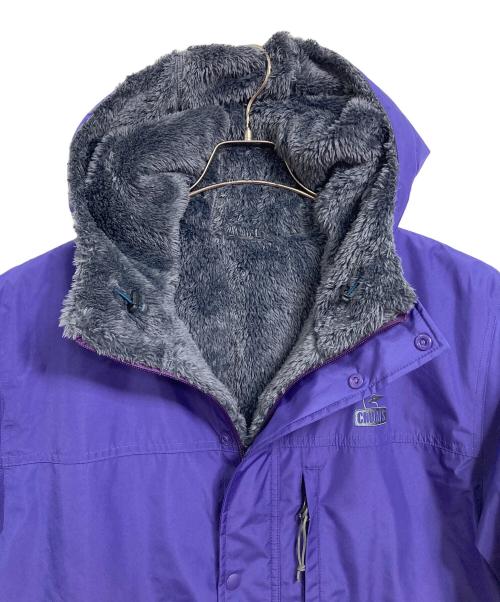CHUMS（チャムス）CHUMS (チャムス) エルモ ゴアテックスインフィニアムリバーシブルフーディー　ELMO GORE-TEX INFINIUM REVERSIBLE HOODIE　アウター　スポーツ　アウトドア グレー×パープル サイズ:XLの古着・服飾アイテム