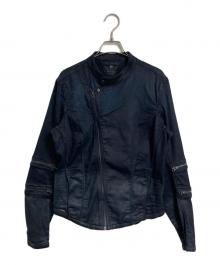 G-STAR RAW（ジースターロゥ）の古着「LYNN SLIM JKT/ストレッチデニムラーダースジャケット」｜インディゴ