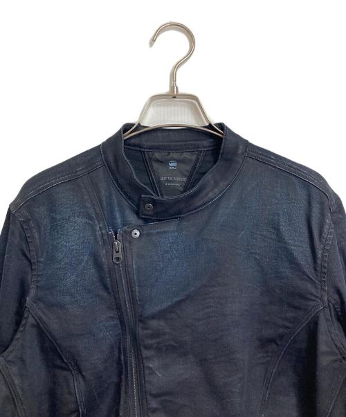 G-STAR RAW（ジースターロゥ）G-STAR RAW (ジースターロゥ) LYNN SLIM JKT/ストレッチデニムラーダースジャケット インディゴ サイズ:Lの古着・服飾アイテム