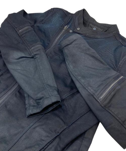 G-STAR RAW（ジースターロゥ）G-STAR RAW (ジースターロゥ) LYNN SLIM JKT/ストレッチデニムラーダースジャケット インディゴ サイズ:Lの古着・服飾アイテム