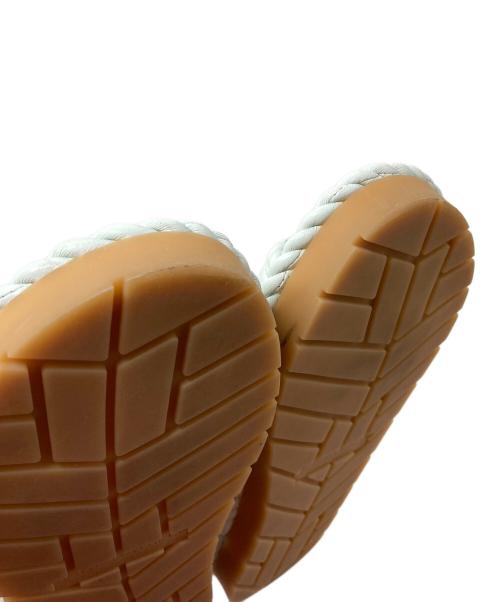 BOTTEGA VENETA（ボッテガベネタ）BOTTEGA VENETA (ボッテガベネタ) ジャック フラット サンダル　フラットサンダル　イタリア製 グリーン サイズ:38の古着・服飾アイテム