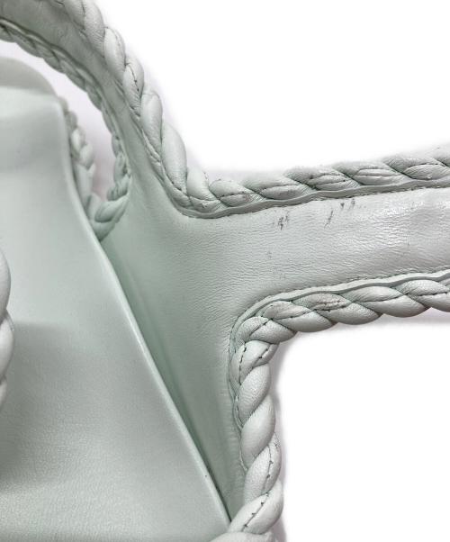 BOTTEGA VENETA（ボッテガベネタ）BOTTEGA VENETA (ボッテガベネタ) ジャック フラット サンダル　フラットサンダル　イタリア製 グリーン サイズ:38の古着・服飾アイテム