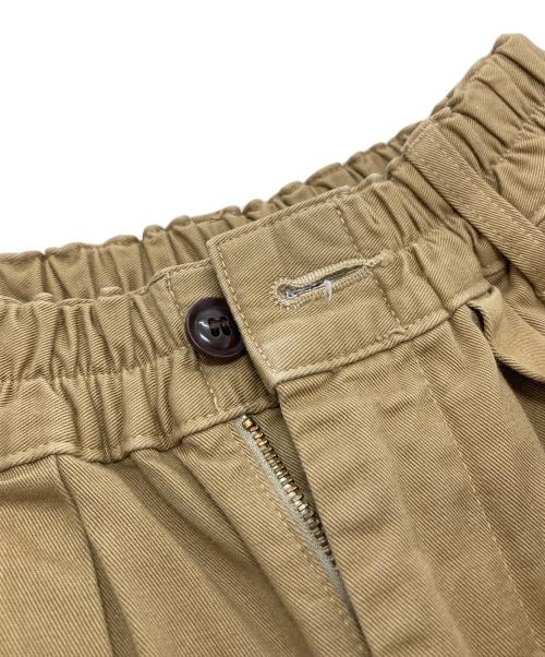 HARVESTY（ハーベスティー）HARVESTY (ハーベスティー) サーカスワイドパンツ　日本製 ブラウンの古着・服飾アイテム