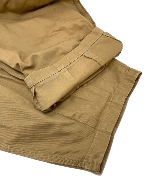 HARVESTY（ハーベスティー）HARVESTY (ハーベスティー) サーカスワイドパンツ　日本製 ブラウンの古着・服飾アイテム