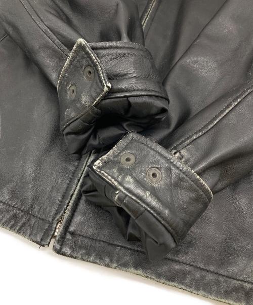 LAND'S END（ランズエンド）LAND'S END (ランズエンド) 【古着】ラムレザージャケット　アウター　羊革　 ブラック サイズ:Sの古着・服飾アイテム