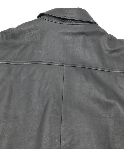 LAND'S END（ランズエンド）LAND'S END (ランズエンド) 【古着】ラムレザージャケット　アウター　羊革　 ブラック サイズ:Sの古着・服飾アイテム