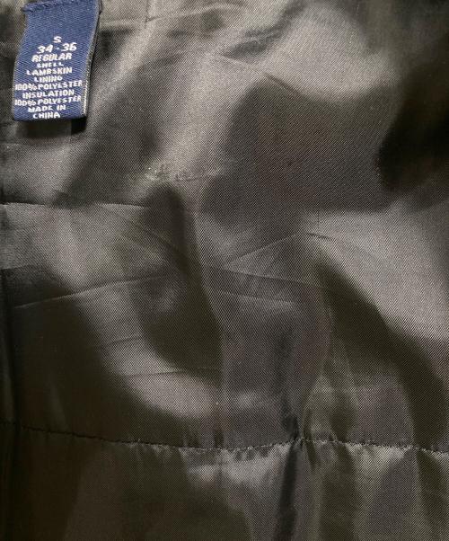 LAND'S END（ランズエンド）LAND'S END (ランズエンド) 【古着】ラムレザージャケット　アウター　羊革　 ブラック サイズ:Sの古着・服飾アイテム