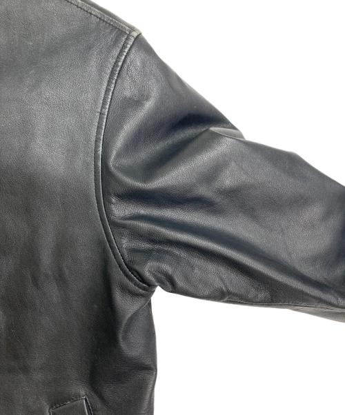 LAND'S END（ランズエンド）LAND'S END (ランズエンド) 【古着】ラムレザージャケット　アウター　羊革　 ブラック サイズ:Sの古着・服飾アイテム