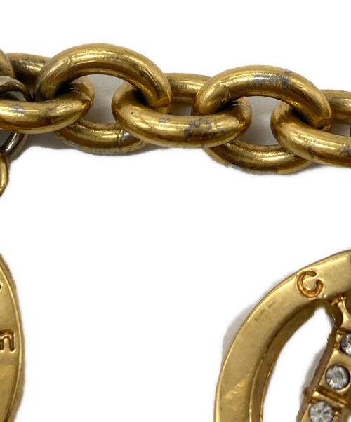 CELINE（セリーヌ）CELINE (セリーヌ) エッフェル塔 凱旋門 モチーフブレスレット ゴールド サイズ:実寸参照の古着・服飾アイテム