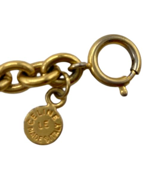 CELINE（セリーヌ）CELINE (セリーヌ) エッフェル塔 凱旋門 モチーフブレスレット ゴールド サイズ:実寸参照の古着・服飾アイテム