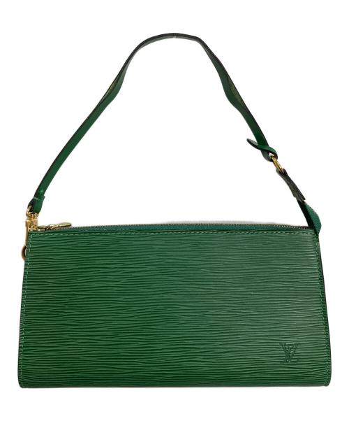 LOUIS VUITTON（ルイ ヴィトン）LOUIS VUITTON (ルイ ヴィトン) ポーチ　ポシェット・アクセソワール　ミニバッグ グリーン サイズ:実寸参照の古着・服飾アイテム
