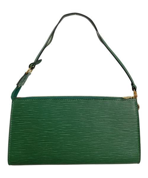 LOUIS VUITTON（ルイ ヴィトン）LOUIS VUITTON (ルイ ヴィトン) ポーチ　ポシェット・アクセソワール　ミニバッグ グリーン サイズ:実寸参照の古着・服飾アイテム