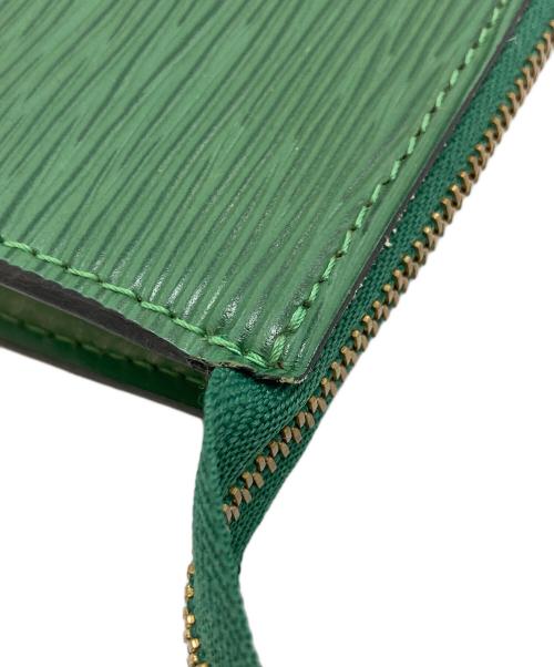 LOUIS VUITTON（ルイ ヴィトン）LOUIS VUITTON (ルイ ヴィトン) ポーチ　ポシェット・アクセソワール　ミニバッグ グリーン サイズ:実寸参照の古着・服飾アイテム