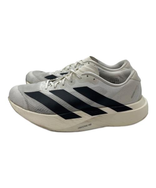adidas（アディダス）adidas (アディダス) Adizero EVO SL ランニングスニーカー　軽量スニーカー ホワイト サイズ:US 9.5の古着・服飾アイテム