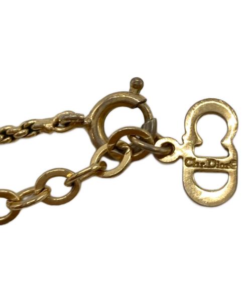 Christian Dior（クリスチャン ディオール）Christian Dior (クリスチャン ディオール) CDロゴ サークル ネックレス ゴールド サイズ:実寸参照の古着・服飾アイテム