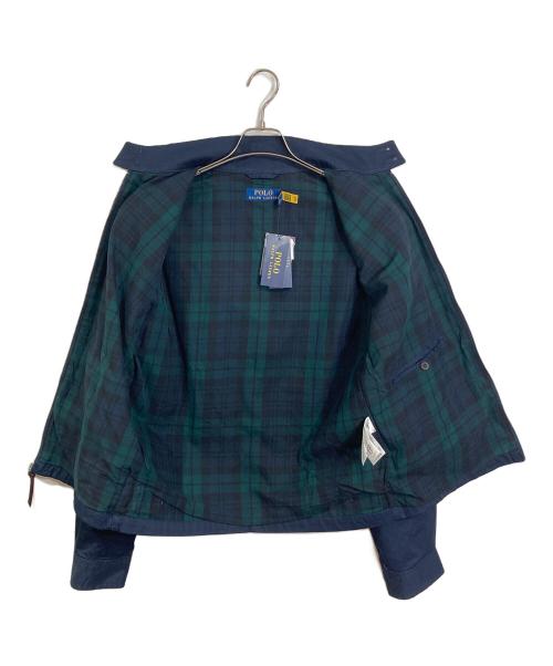 POLO RALPH LAUREN（ポロ・ラルフローレン）POLO RALPH LAUREN (ポロ・ラルフローレン) スイングトップ　アウター　ライトアウター　TALONジップ ネイビー サイズ:S 未使用品の古着・服飾アイテム