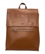 lovst tokyoラヴィスト トーキョー）の古着「Apple Square Rucksack　レザーリュック」｜ブラウン
