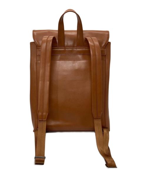 lovst tokyo（ラヴィスト トーキョー）LOVST TOKYO (ラヴィスト トーキョー) Apple Square Rucksack　レザーリュック ブラウン サイズ:実寸参照の古着・服飾アイテム
