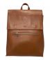 LOVST TOKYO（ラヴィスト トーキョー）の古着「Apple Square Rucksack　レザーリュック」｜ブラウン