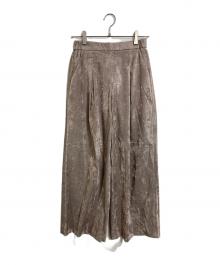 DRESSTERIOR（ドレステリア）の古着「ソフト別珍イージーパンツ　ワイドパンツ」｜ベージュ