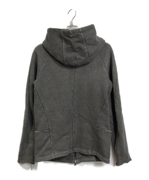 THE VIRIDI-ANNE（ヴィリジアン）THE VIRIDI-ANNE (ヴィリジアン) ジップパーカー　コットンパーカー　ラグランパーカ　起毛 グレー サイズ:1の古着・服飾アイテム