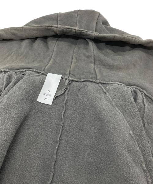 THE VIRIDI-ANNE（ヴィリジアン）THE VIRIDI-ANNE (ヴィリジアン) ジップパーカー　コットンパーカー　ラグランパーカ　起毛 グレー サイズ:1の古着・服飾アイテム