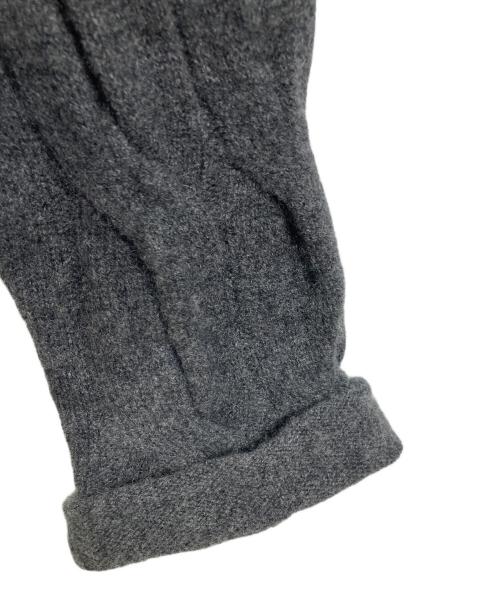 theory（セオリー）theory (セオリー) CROP PO CABLE ケーブルカシミヤニット　長袖ニット　デザインニット グレー サイズ:Sの古着・服飾アイテム