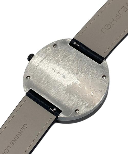 VEJRHOJ（ヴェアホイ）VEJRHOJ (ヴェアホイ) NORDIC | night クリスタルガラス　本革レザー　3ATM ブラック サイズ:実寸参照の古着・服飾アイテム