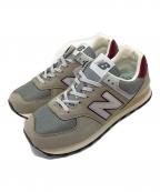 NEW BALANCEニューバランス）の古着「U574 BEIGE」｜グレー×ベージュ