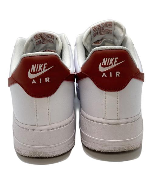 NIKE（ナイキ）NIKE (ナイキ) WMNS AIR FORCE 1 07  ホワイト×レッド サイズ:US10.5の古着・服飾アイテム