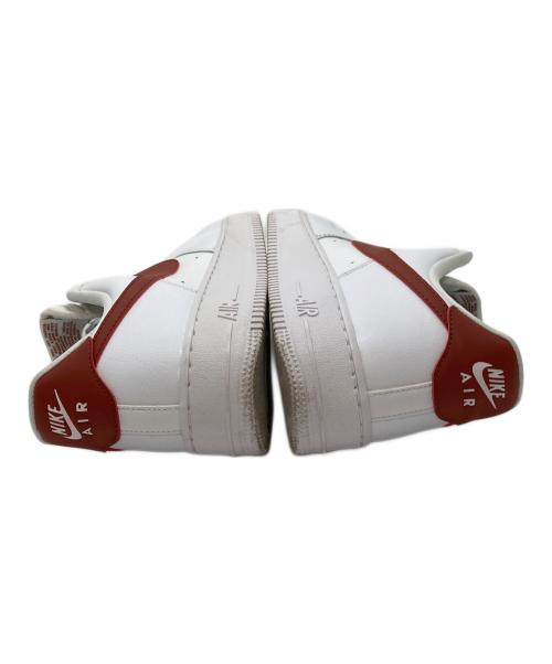 NIKE（ナイキ）NIKE (ナイキ) WMNS AIR FORCE 1 07  ホワイト×レッド サイズ:US10.5の古着・服飾アイテム