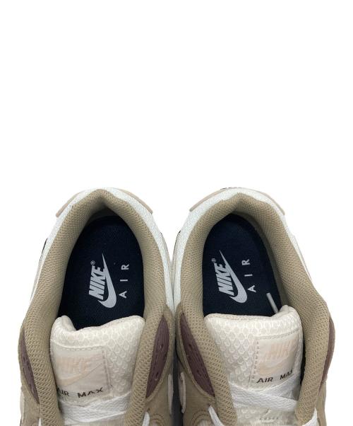 NIKE（ナイキ）NIKE (ナイキ) AIR MAX 90 サミットホワイト/ブラウン ホワイト×ベージュ サイズ:US 9.5の古着・服飾アイテム
